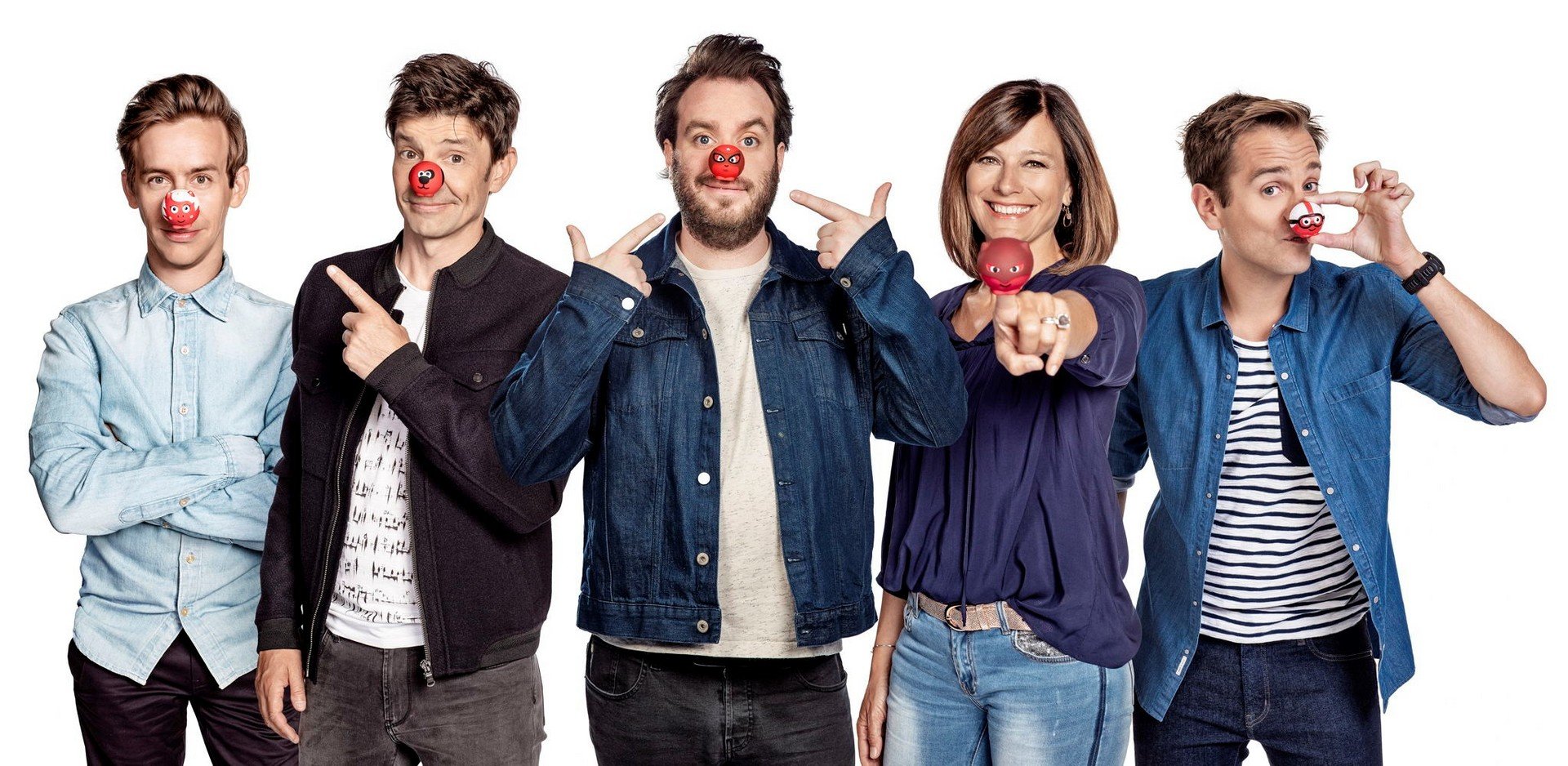 Kleurt Vlaanderen helemaal rood - Rode Neuzendag Ambassadors