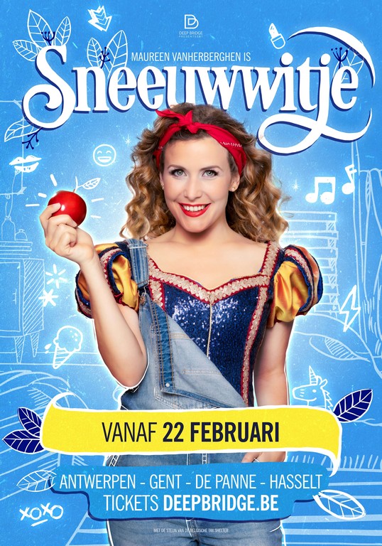 Thomas Van Achteren en Steve De Schepper vervoegen de cast van Sneeuwwitje - Affiche sneeuwitje 1