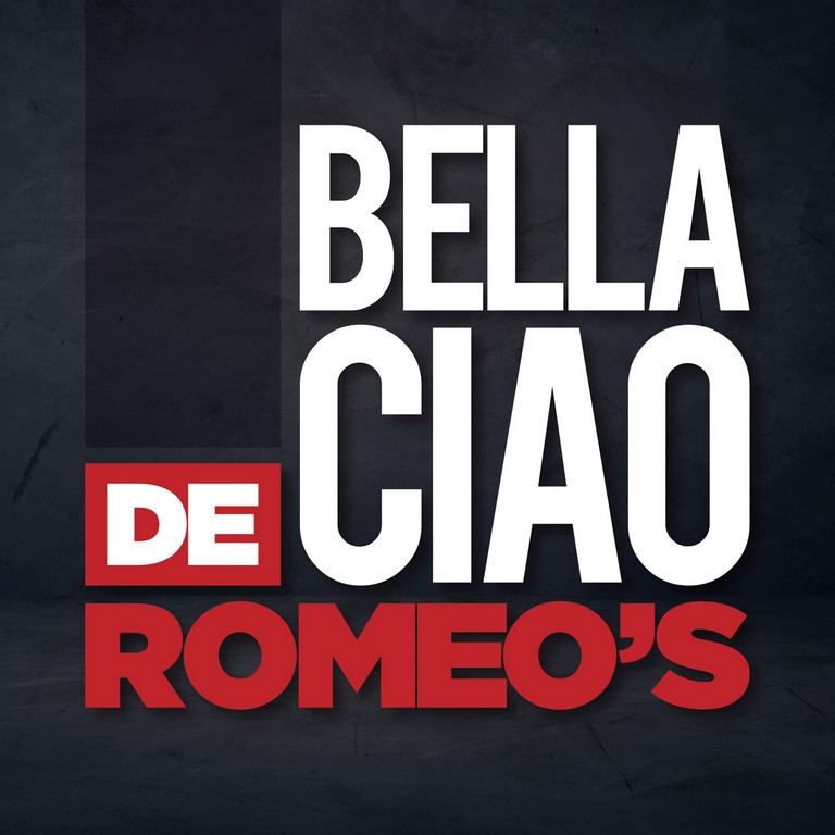 De Romeo’s nieuwe single ‘Belle Ciao’. - Hoes De Romeos Bella Ciao