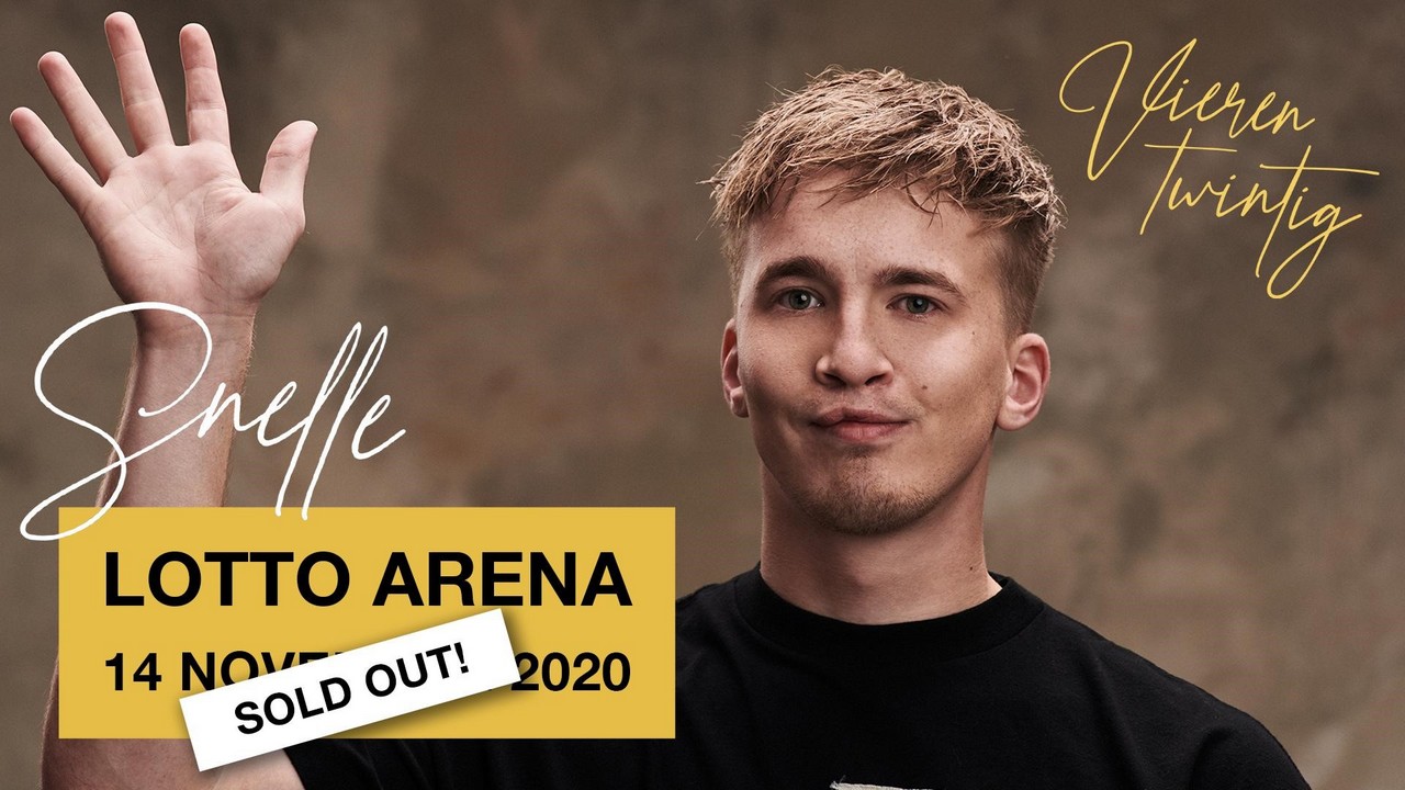 Snelle verkoopt Lotto Arena-concert ‘Vierentwintig’ op 24 uur uit. - Snelle Lotto Arena Sold Out 1