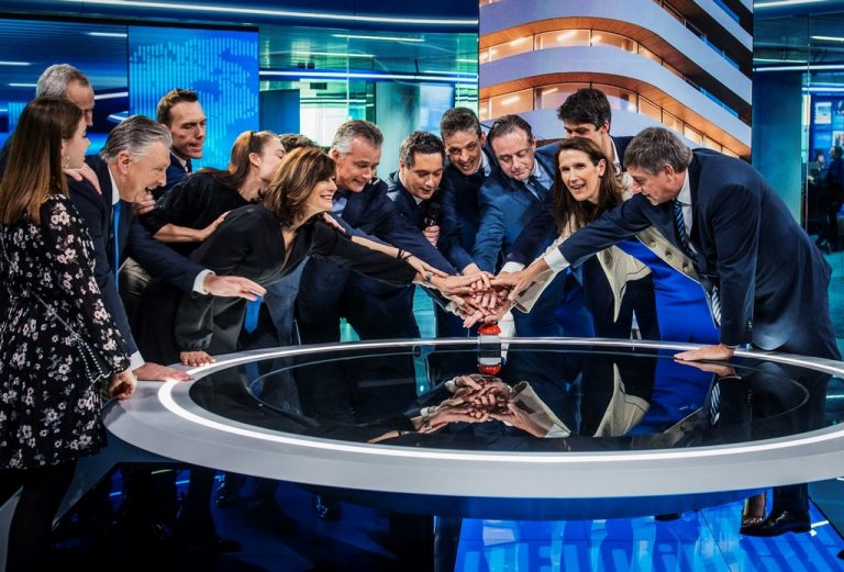 Eerste uitzending VTM NIEUWS vanuit Antwerpen