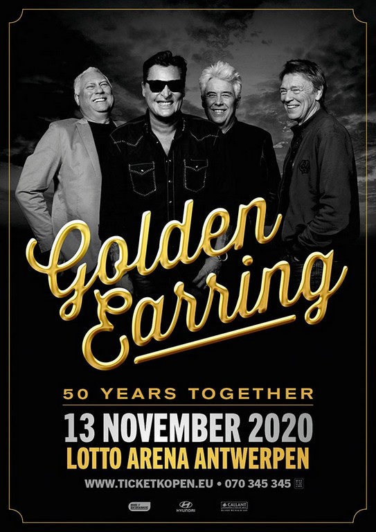 Golden Earring viert ‘50 Years Together’ in de Lotto Arena - Affiche Golden Earring