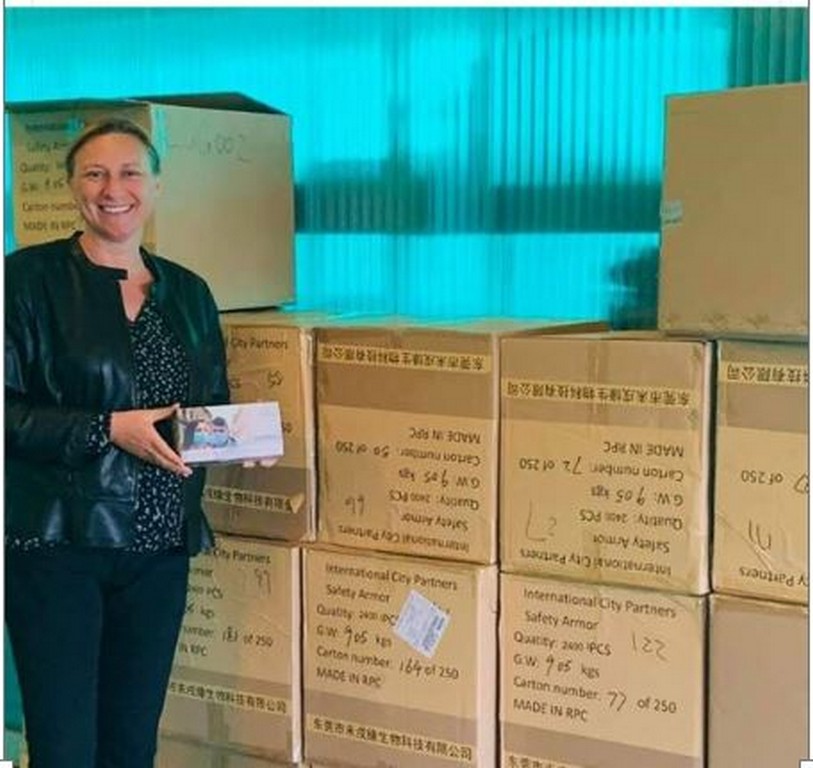 Zelfbouwpakket maar ook gratis mondmaskers in Blankenberge (update) - Mondmaskers Daphné