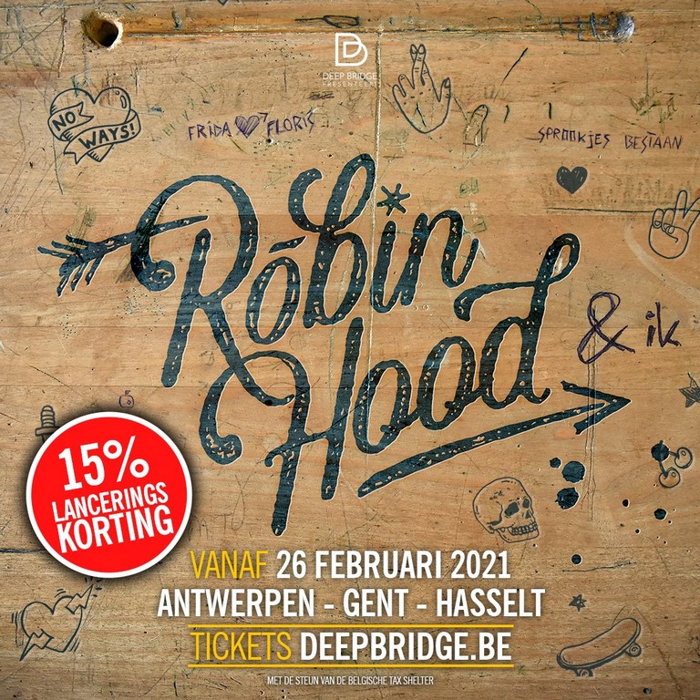 Na Sneeuwwitje presenteert Deep Bridge Robin Hood & ik. - aankondiging Robin Hood Ik korting