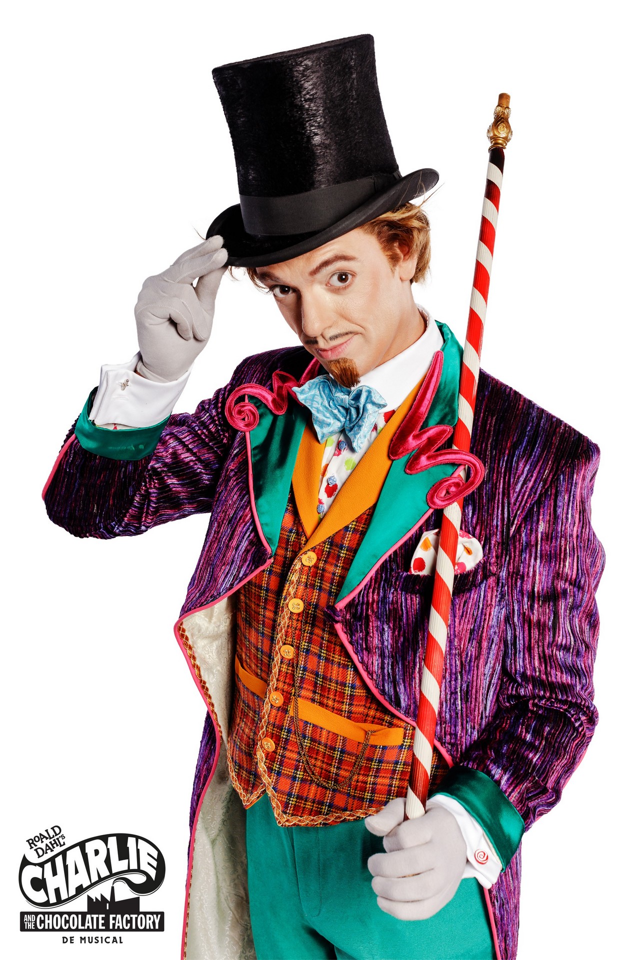 Nordin De Moor wordt Willy Wonka - Aankondiging Charlie and the Chocolate Factory