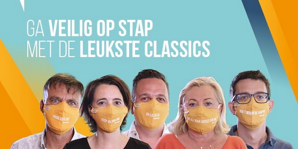 Nostalgie verwent luisteraars met gratis feelgood mondmaskers - Nostalgie mondmaskers