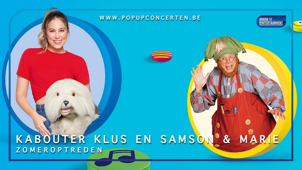 Wegens groot succes: extra optredens Samson & Marie op 14 juli - Aankondiging Kabouter Klus en Samson Marie