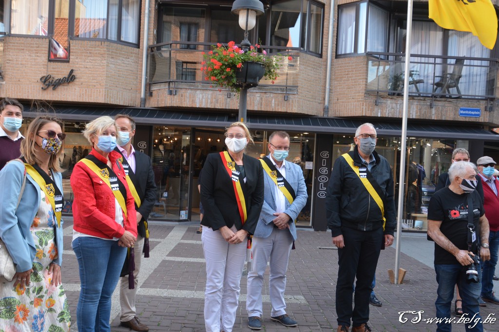 Blankenberge herdenkt ingetogen de bevrijding - DSC 4795