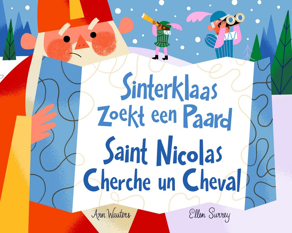 Topsporter Ann Wauters schrijft een Sinterklaasboek! - Omslagfoto boek Sinterklaas zoekt een paard