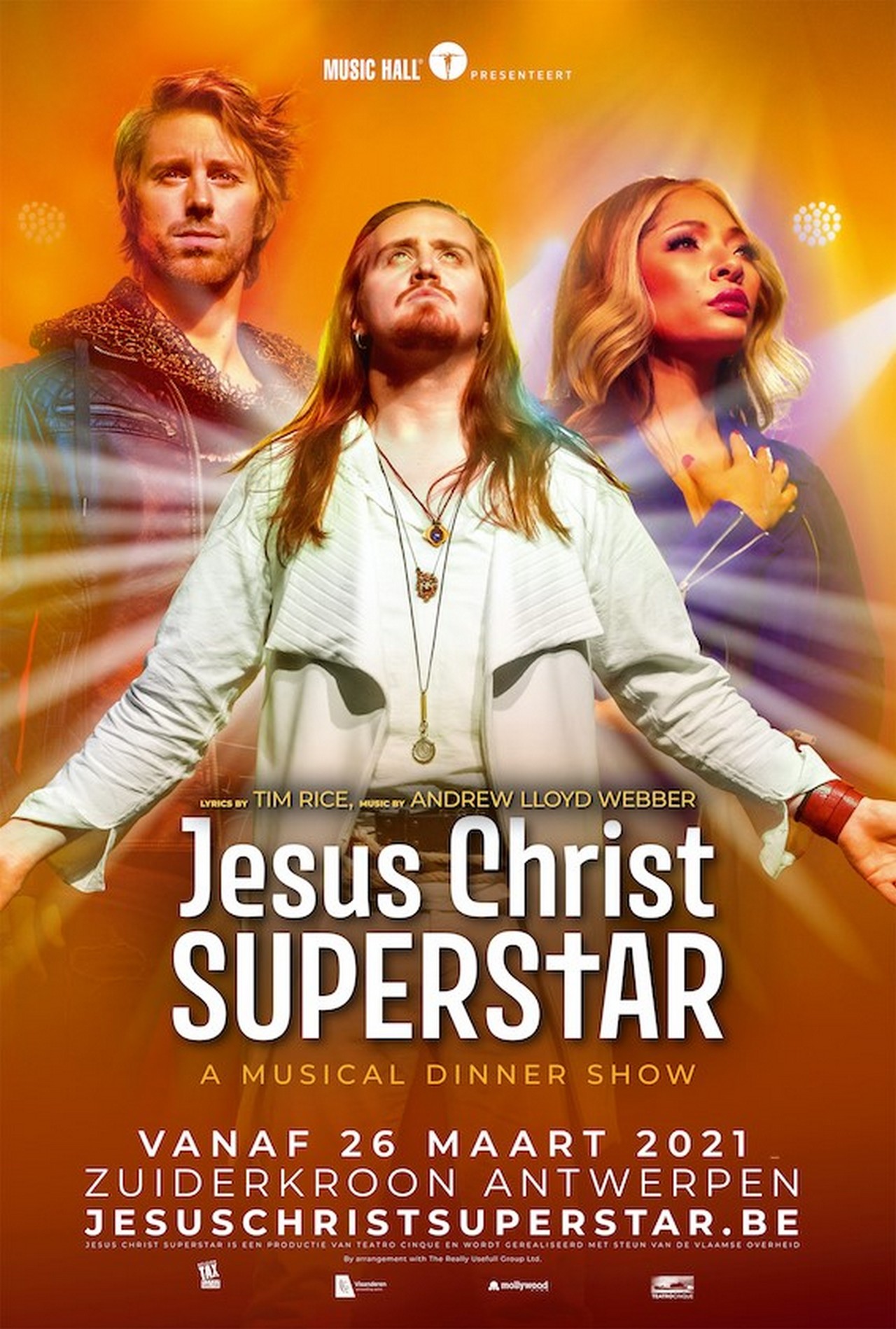 Jesus Christ Superstar - a musical dinner - Affiche musical Jesus christ Superstar