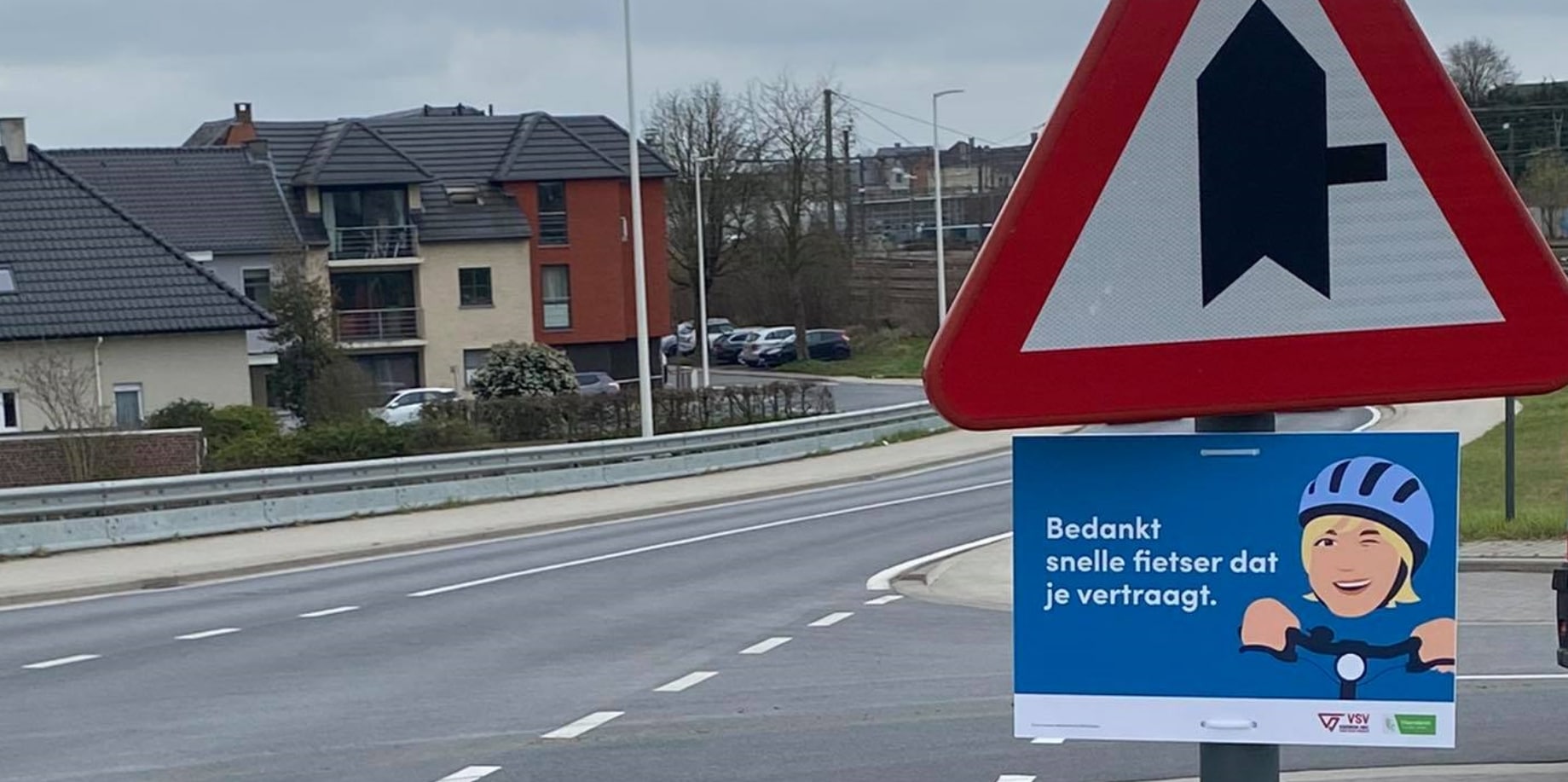 Vlaamse Stichting Verkeerskunde het startschot van een grootschalige fietsveiligheidscampagne