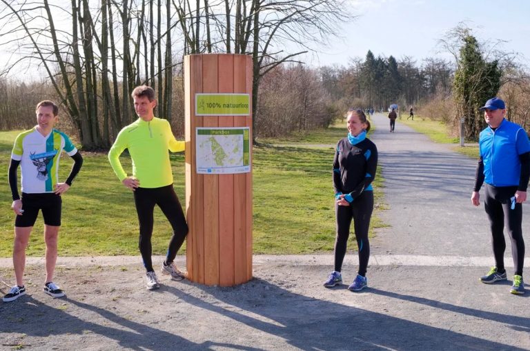 Nieuwe natuurloop in Parkbos te Gent