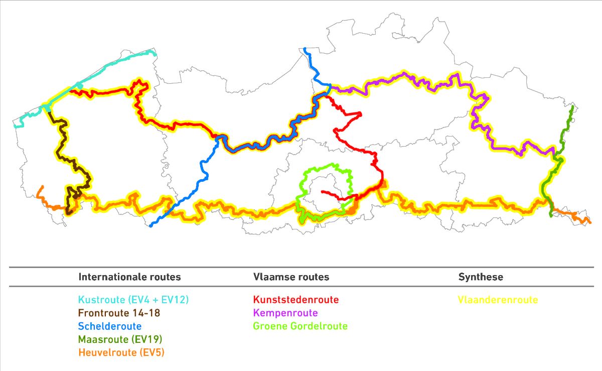 Kunststedenroute en Groene Gordelroute