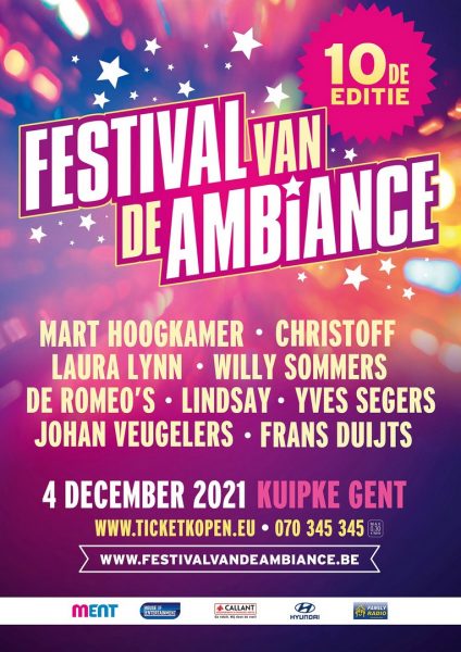 Affiche Festival Van De Ambiance 10e editie