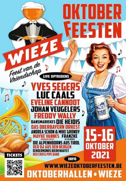 Oktoberfestradio opnieuw voor Wieze Oktoberfeesten - Affiche Wieze Oktoberfeesten 2021