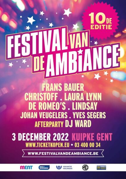 Affiche Festival Van De Ambiance 2022
