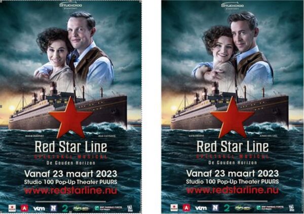 Affiches Studio 100 Musical Red Star Line