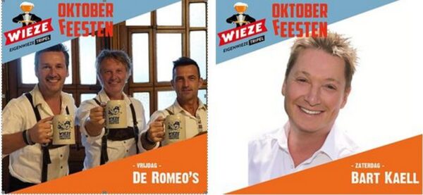 Wieze Oktoberfeesten 2022 De Romeo's en Bart Kaëll