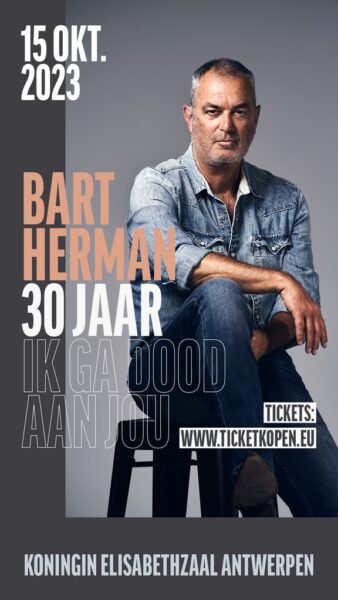 Affiche Bart Herman 30 Jaar
