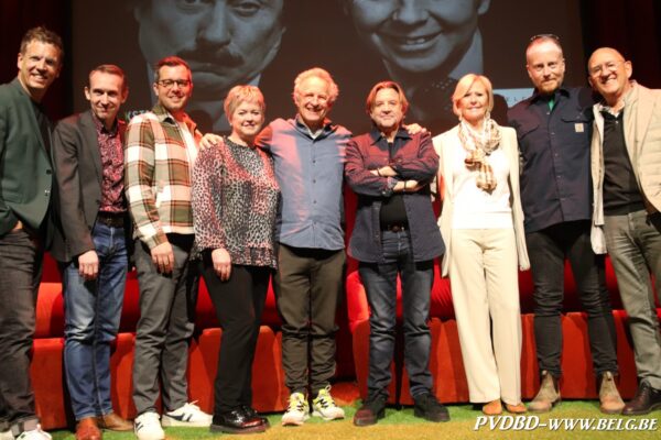 Gaston en Leo medewerkers en dochters