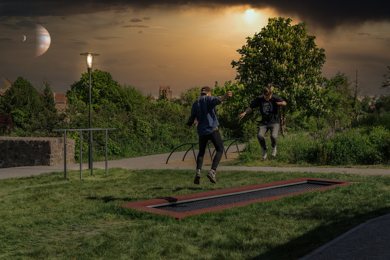 Trampoline? Laat ‘m ingraven