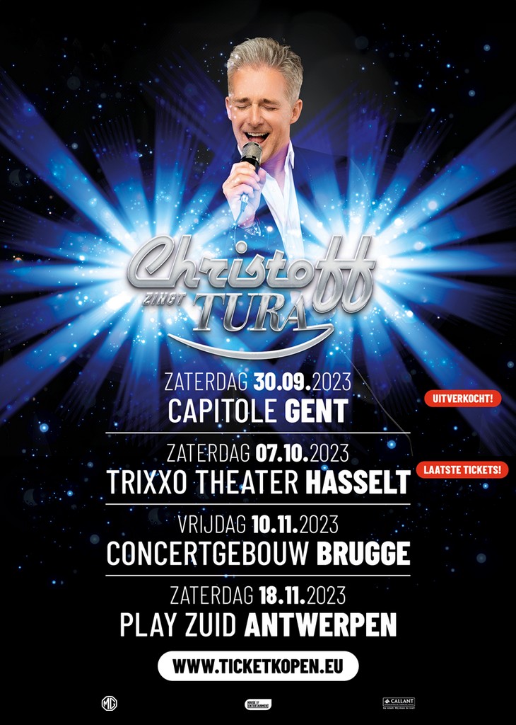 Concerttour Christoff zing Tura