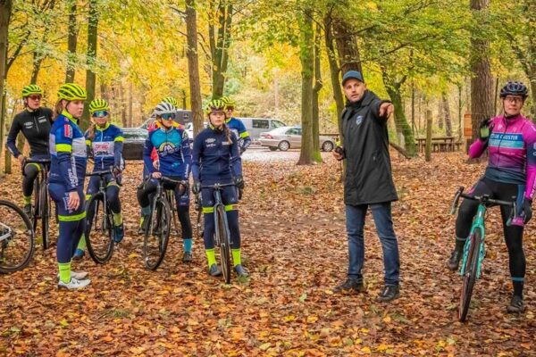 Rob Peeters en Ellen Van Loy training