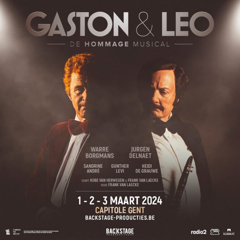 Affiche Gaston & Leo Capitole Gent