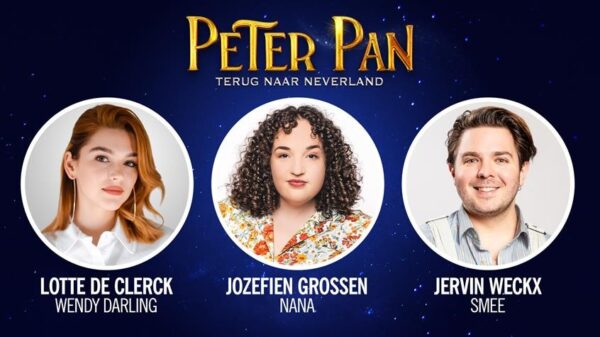 Lotte, Jozefien en Jervin Peter pan