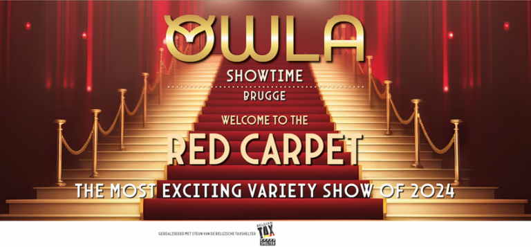 Owla Brugge rolt rode loper uit voor gloednieuwe editie variétéspektakel ‘OWLA Showtime’