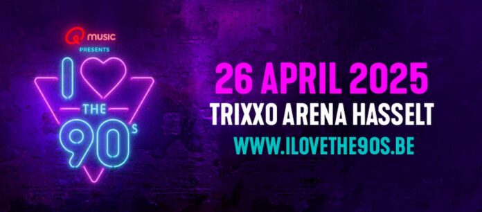 Aankondiging I love the 90’s 2025