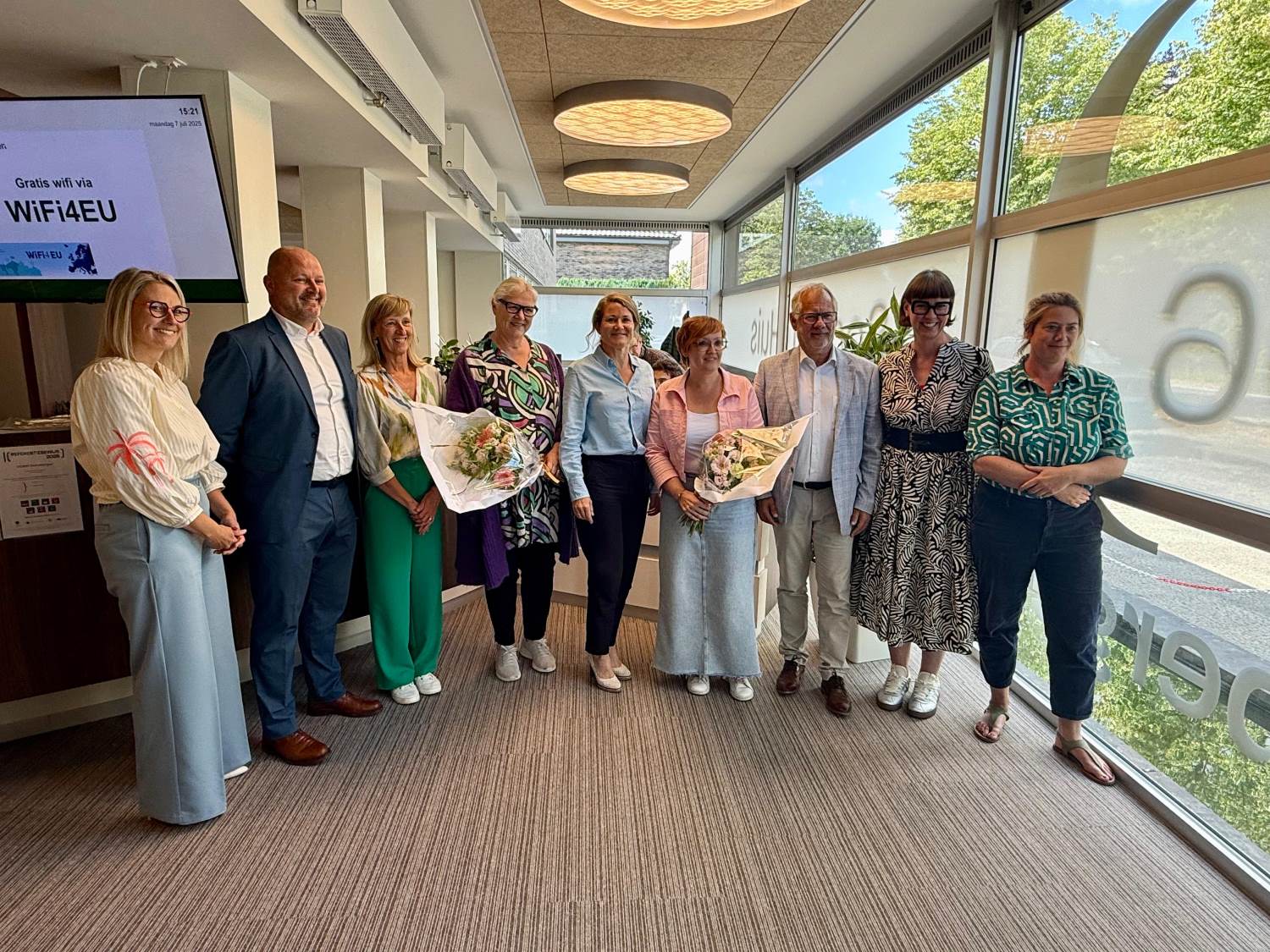Minister Van Bossuyt bezoekt Sociaal Huis Destelbergen-Heusden