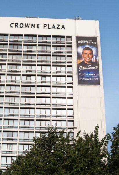 Jan Smit op CrownPlaza Antwerpen ingezoomd