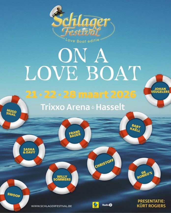  Foto zu Het Schlagerfestival 2026 artiesten schepen in voor tv-spot - Belg.be 