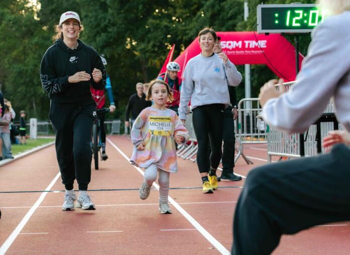 Sportfestival Michelle op atletiekpiste