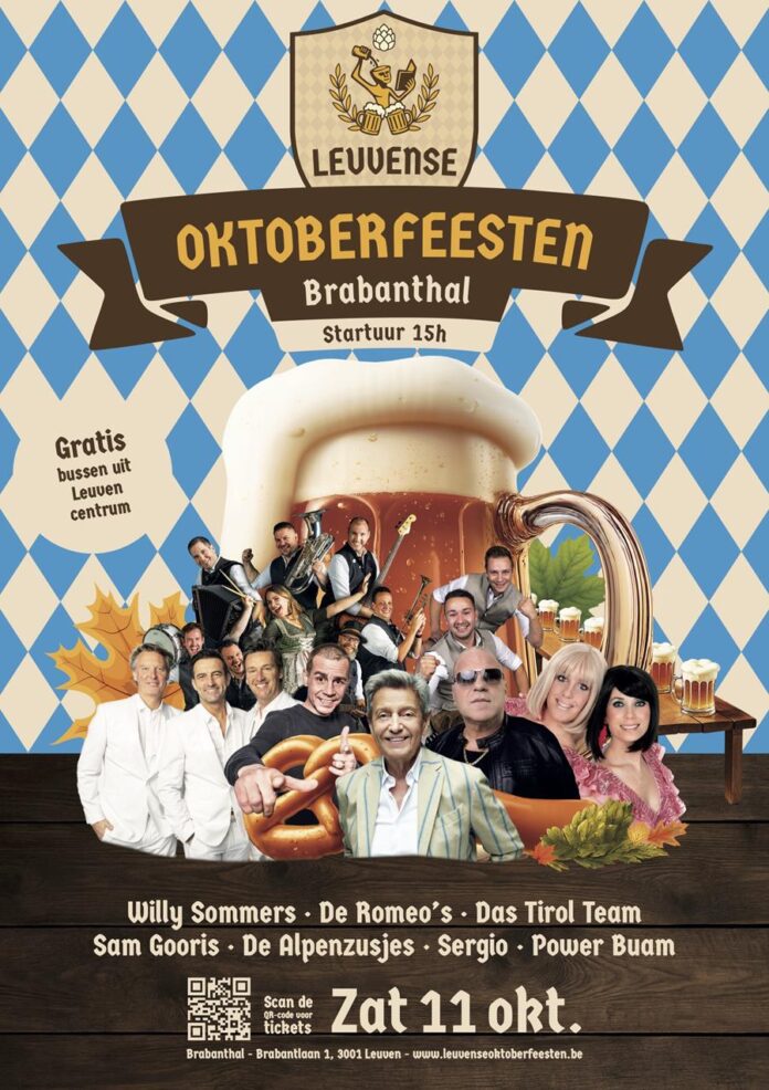 Affiche Leuvense Oktoberfeesten 2025