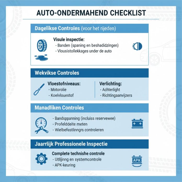 Het belang van maandelijkse auto-inspecties voor uw veiligheid