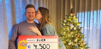 Jeroen Verdicks actie voor De Warmste Week levert €4.500 op Jeroen verdick met scheque