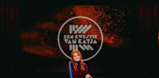 Katja Retsin met gasten en Jaaroverzicht vanuit Oostende Katja Retsin aan tafel