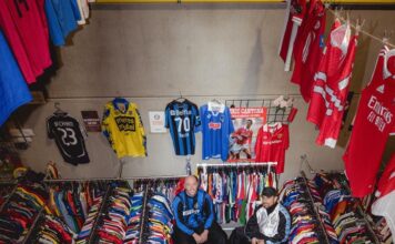 Tripletta sluit tournee af met pop-upstore op Winterland Hasselt. Tripletta stand vogelperpectief