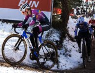 Jinse Peeters in de sneeuw