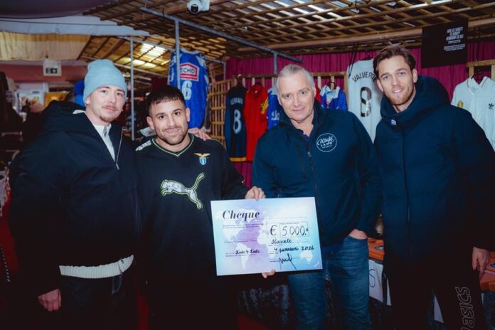 Winterland Hasselt 2025 overhandiging cheque