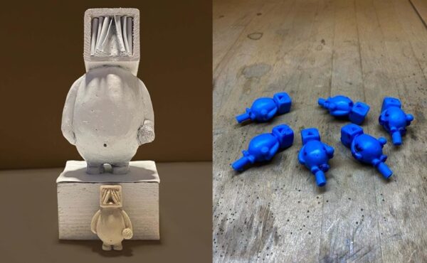 Annick Mertens Zilversmid uit Lier maakt awards Gouden Jefkes 2 Annick Mertens De maquette van het Jefke