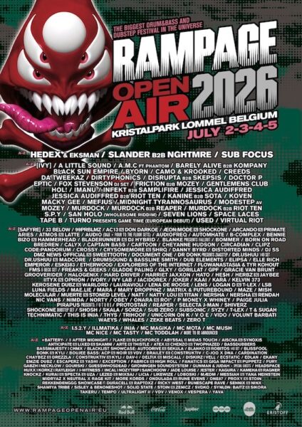 Affiche Open Air Rampage 2026