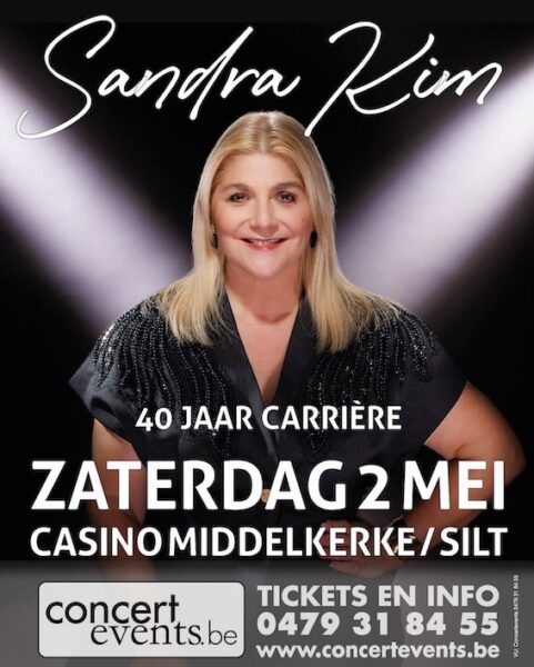 Sandra Kim 40 jaar Carrière Middelkerke