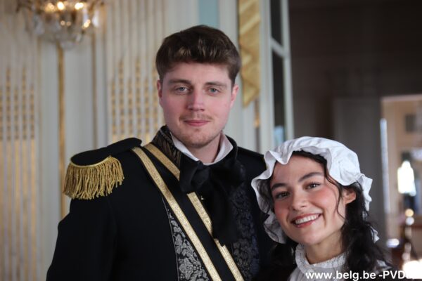 Jelle Cleymans zijn moeder wordt de moeder van Napoleon in gelijknamig musicalspektakel 4 Melia Loi (Marie-Louise van Oostenrijk) en Wout Sels (Jean Lannens)
