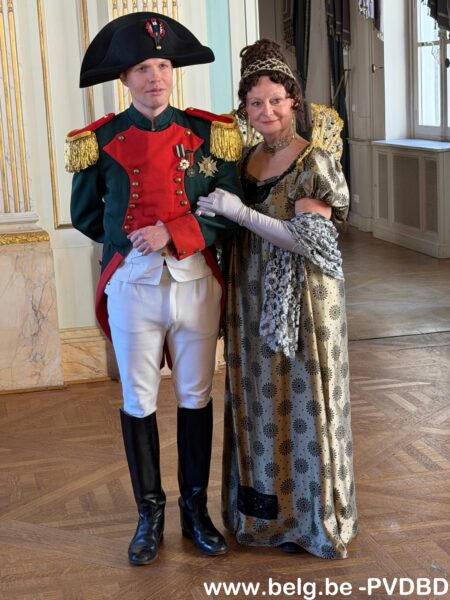 Jelle Cleymans zijn moeder wordt de moeder van Napoleon in gelijknamig musicalspektakel 2 Jelle Cleymans en Karin jacobs